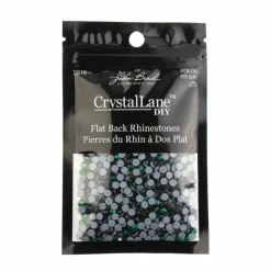 Crystal Lane DIY SS16 Round Glass Hotfix Flatback Rhinestones, 1,440ct.