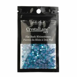 Crystal Lane DIY SS16 Round Glass Hotfix Flatback Rhinestones, 1,440ct.