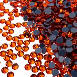 Crystal Lane DIY SS16 Round Glass Hotfix Flatback Rhinestones, 1,440ct.