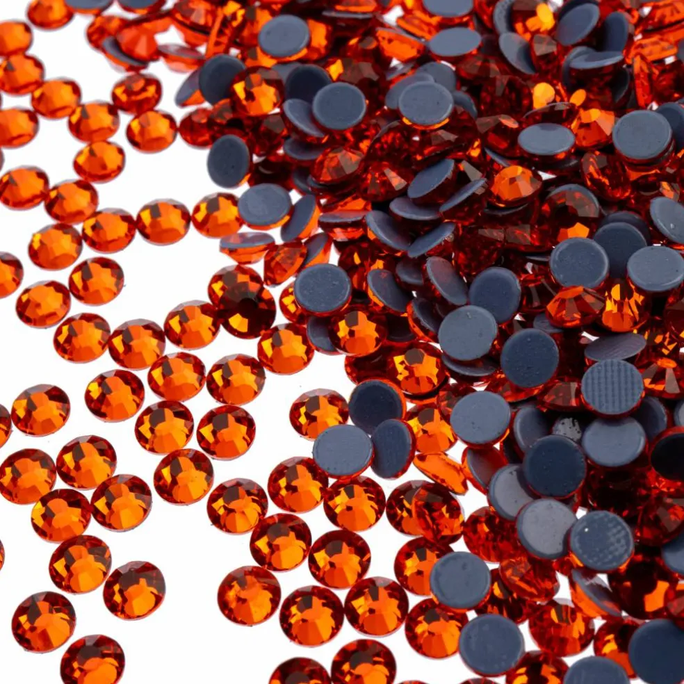 Crystal Lane DIY SS16 Round Glass Hotfix Flatback Rhinestones, 1,440ct.
