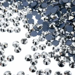Crystal Lane DIY SS16 Round Glass Hotfix Flatback Rhinestones, 1,440ct.