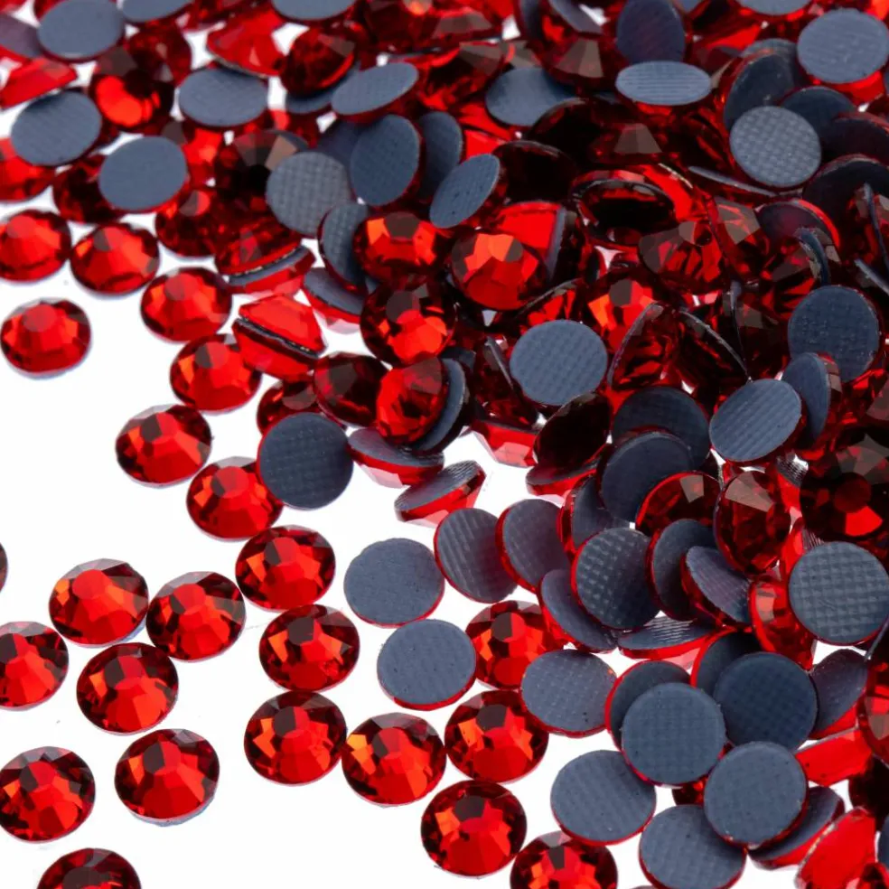 Crystal Lane DIY SS16 Round Glass Hotfix Flatback Rhinestones, 1,440ct.