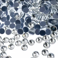 Crystal Lane DIY SS16 Round Glass Hotfix Flatback Rhinestones, 1,440ct.