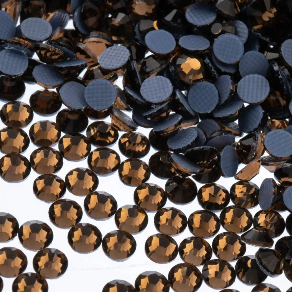 Crystal Lane DIY SS16 Round Glass Hotfix Flatback Rhinestones, 1,440ct.