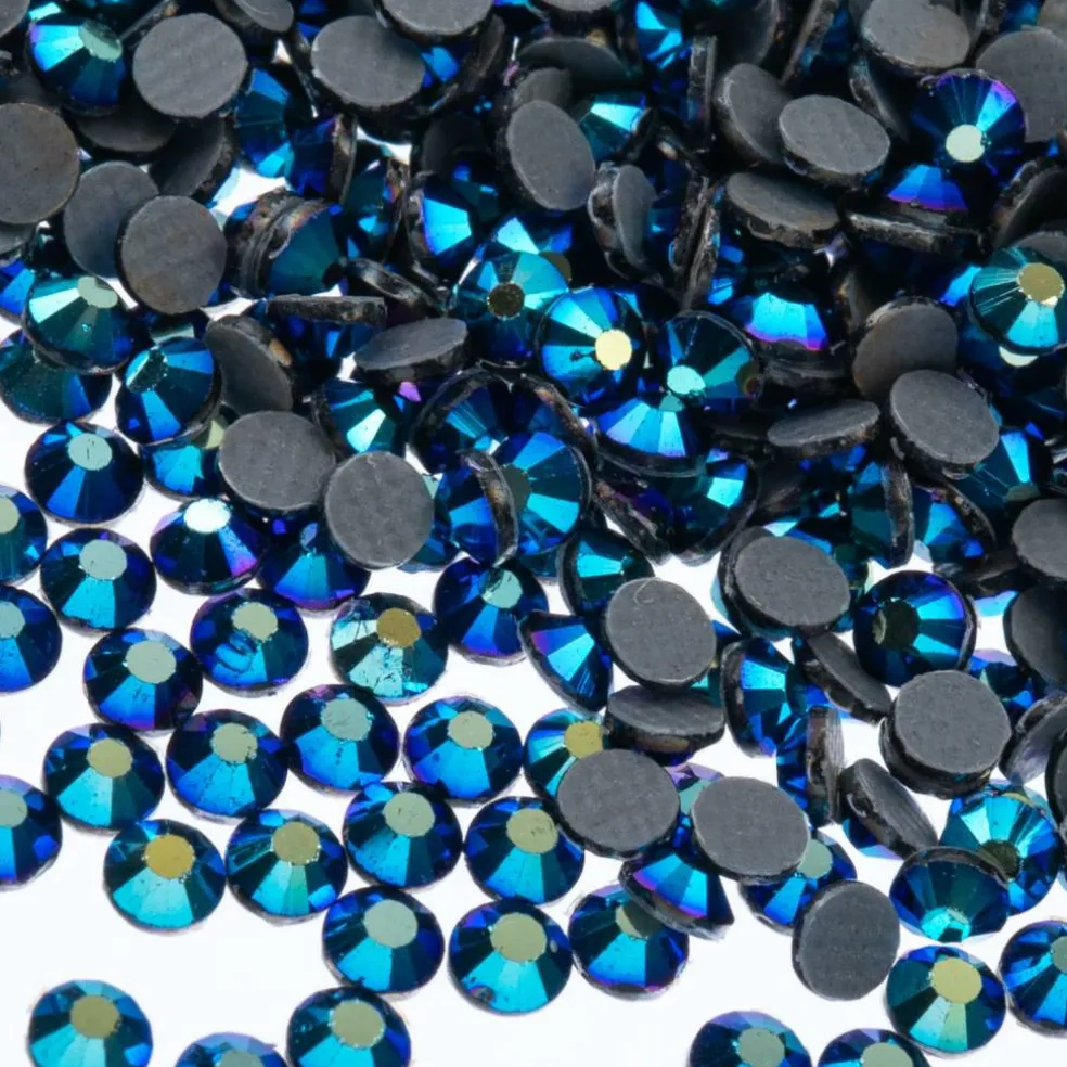 Crystal Lane DIY SS16 Round Glass Hotfix Flatback Rhinestones, 1,440ct.