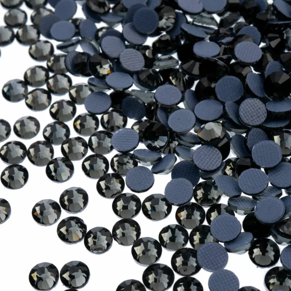 Crystal Lane DIY SS16 Round Glass Hotfix Flatback Rhinestones, 1,440ct.