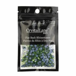 Crystal Lane DIY SS16 Round Glass Hotfix Flatback Rhinestones, 1,440ct.