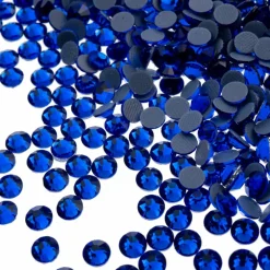 Crystal Lane DIY SS16 Round Glass Hotfix Flatback Rhinestones, 1,440ct.