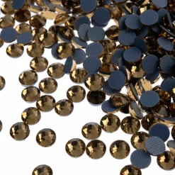 Crystal Lane DIY SS16 Round Glass Hotfix Flatback Rhinestones, 1,440ct.