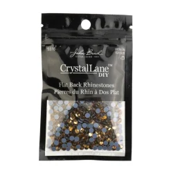 Crystal Lane DIY SS16 Round Glass Hotfix Flatback Rhinestones, 1,440ct.