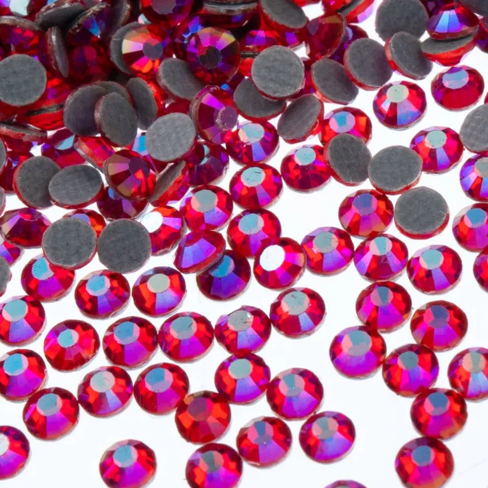 Crystal Lane DIY SS16 Round Glass Hotfix Flatback Rhinestones, 1,440ct.