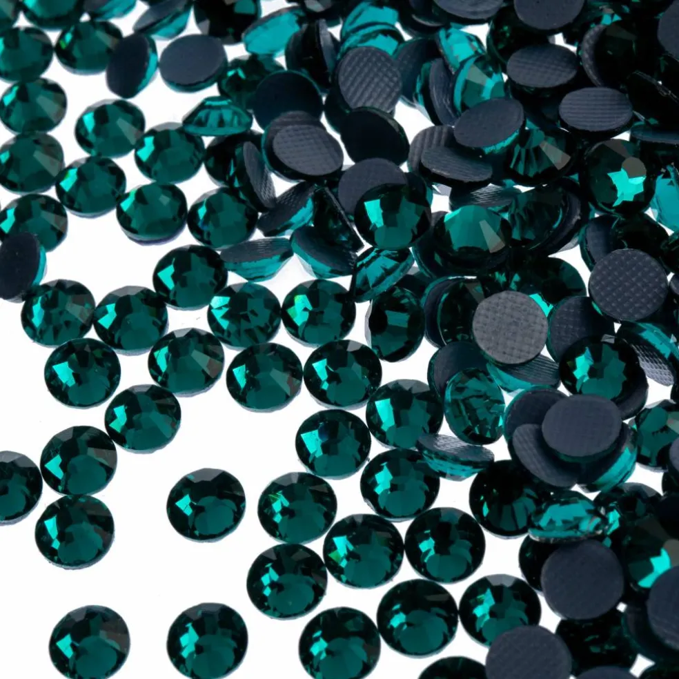 Crystal Lane DIY SS16 Round Glass Hotfix Flatback Rhinestones, 1,440ct.