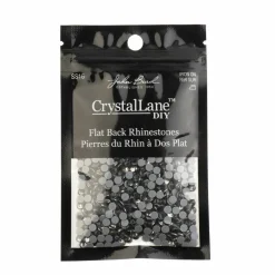 Crystal Lane DIY SS16 Round Glass Hotfix Flatback Rhinestones, 1,440ct.
