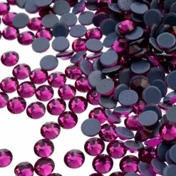 Crystal Lane DIY SS16 Round Glass Hotfix Flatback Rhinestones, 1,440ct.