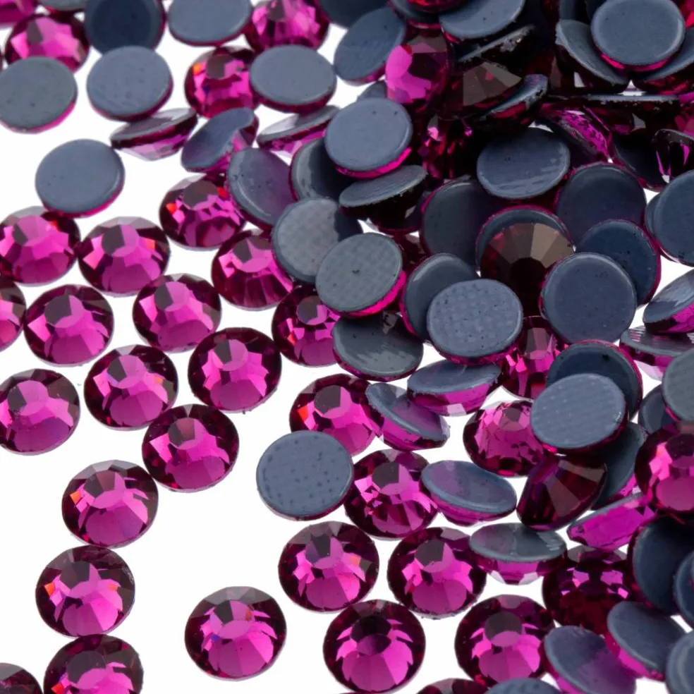 Crystal Lane DIY SS20 Round Glass Hotfix Flatback Rhinestones, 1,440ct.