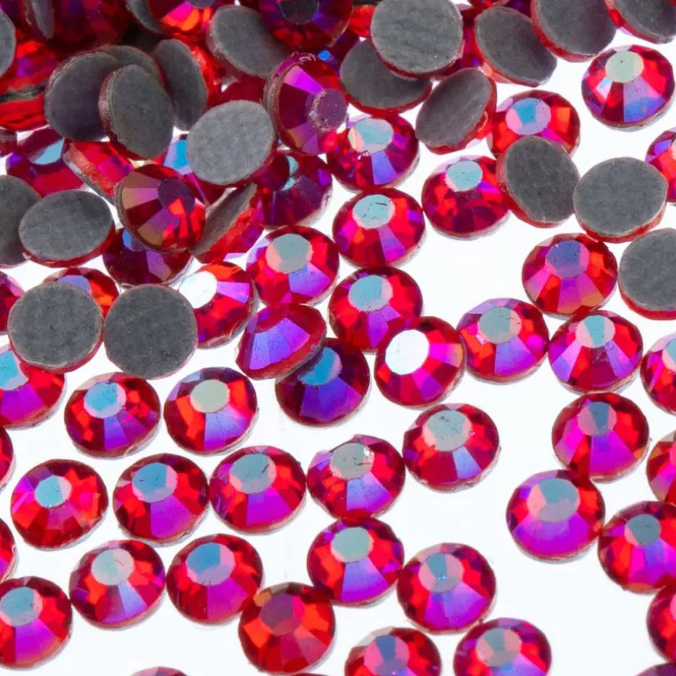Crystal Lane DIY SS20 Round Glass Hotfix Flatback Rhinestones, 1,440ct.