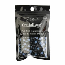 Crystal Lane DIY SS20 Round Glass Hotfix Flatback Rhinestones, 1,440ct.