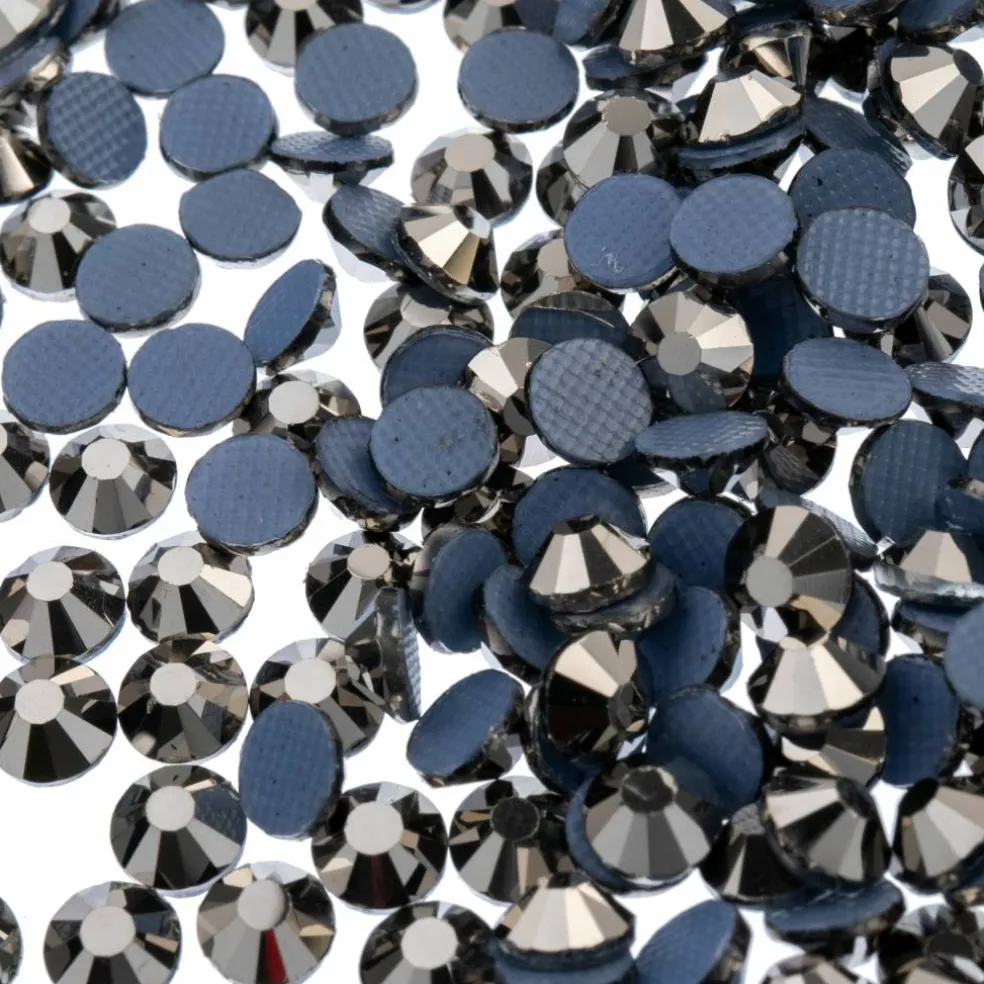 Crystal Lane DIY SS20 Round Glass Hotfix Flatback Rhinestones, 1,440ct.