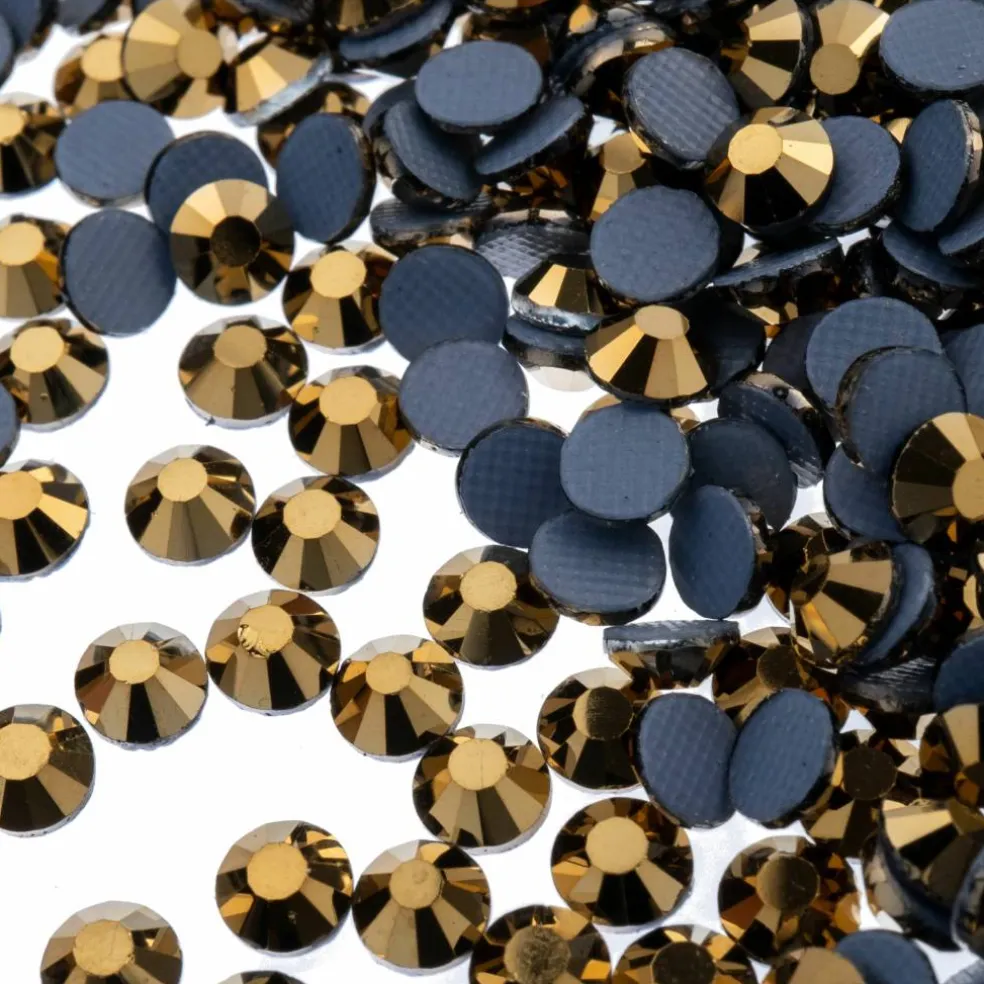 Crystal Lane DIY SS20 Round Glass Hotfix Flatback Rhinestones, 1,440ct.
