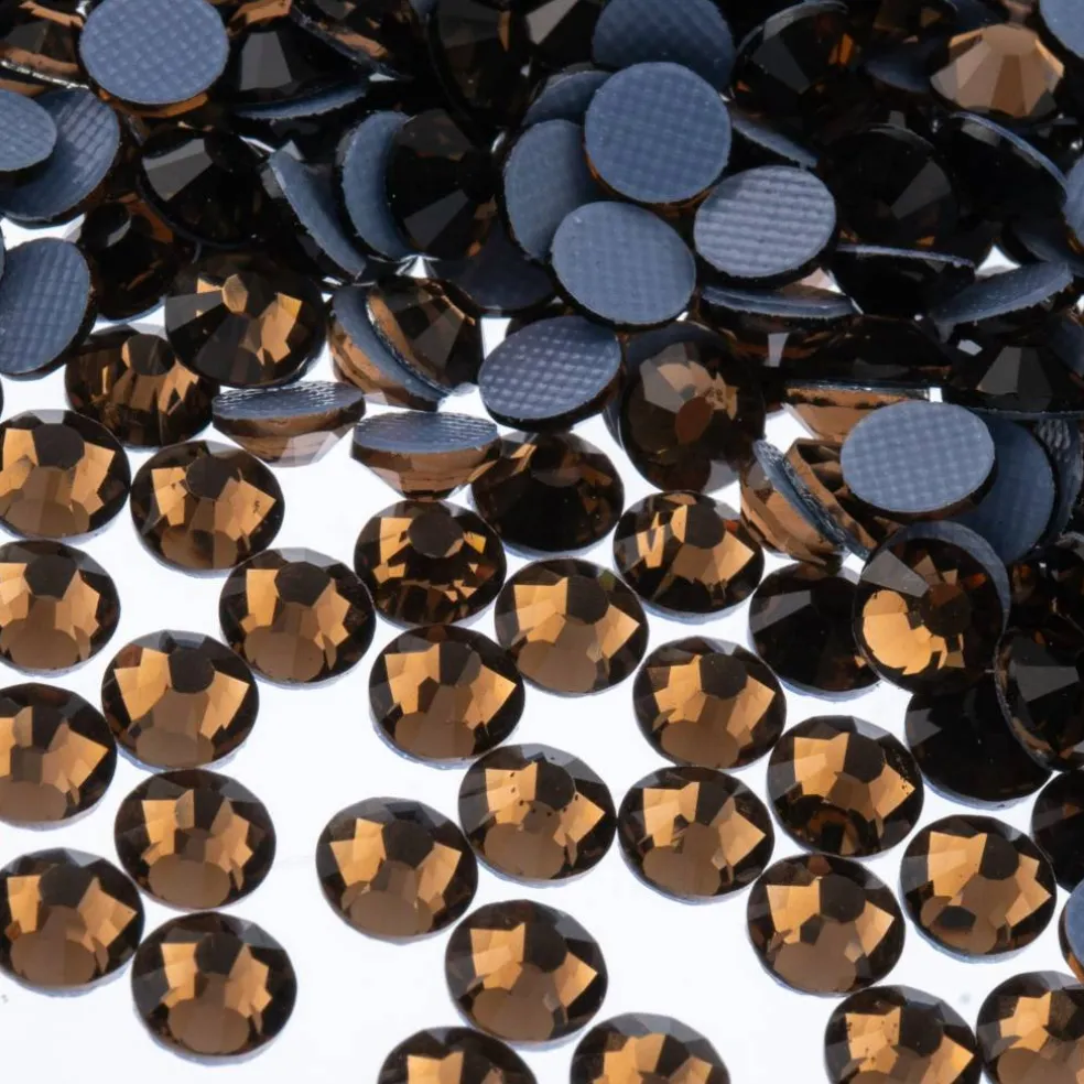 Crystal Lane DIY SS20 Round Glass Hotfix Flatback Rhinestones, 1,440ct.
