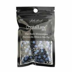 Crystal Lane DIY SS20 Round Glass Hotfix Flatback Rhinestones, 1,440ct.