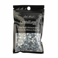 Crystal Lane DIY SS20 Round Glass Hotfix Flatback Rhinestones, 1,440ct.