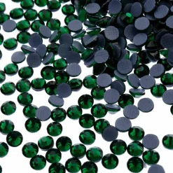 Crystal Lane DIY SS6 Round Glass Flatback Hotfix Rhinestones, 1,440ct.