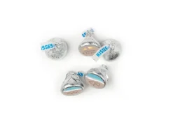 324ct Beach Wedding Stickers for Hershey's Kisses Candy Favors for Guests Blue - By Just Candy