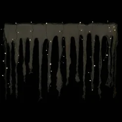 54ct. Black Gauze LED String Lights Curtain by Ashland®