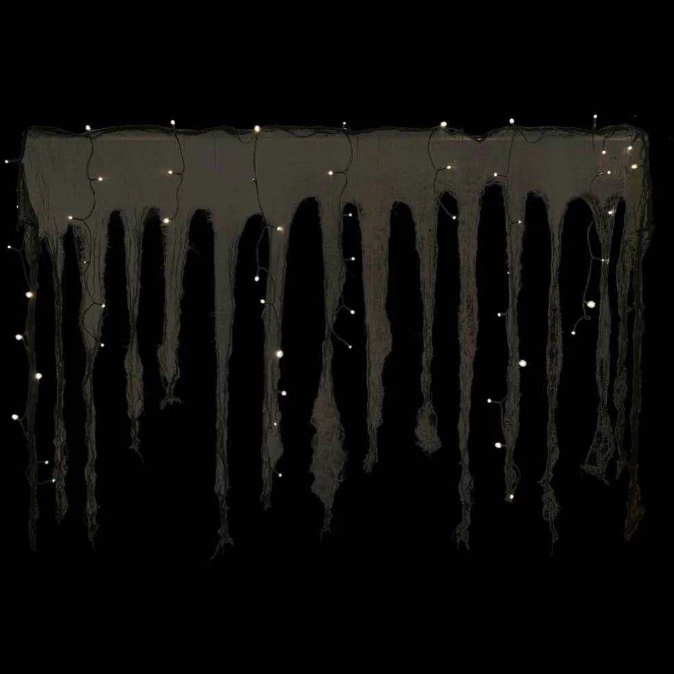 54ct. Black Gauze LED String Lights Curtain by Ashland®