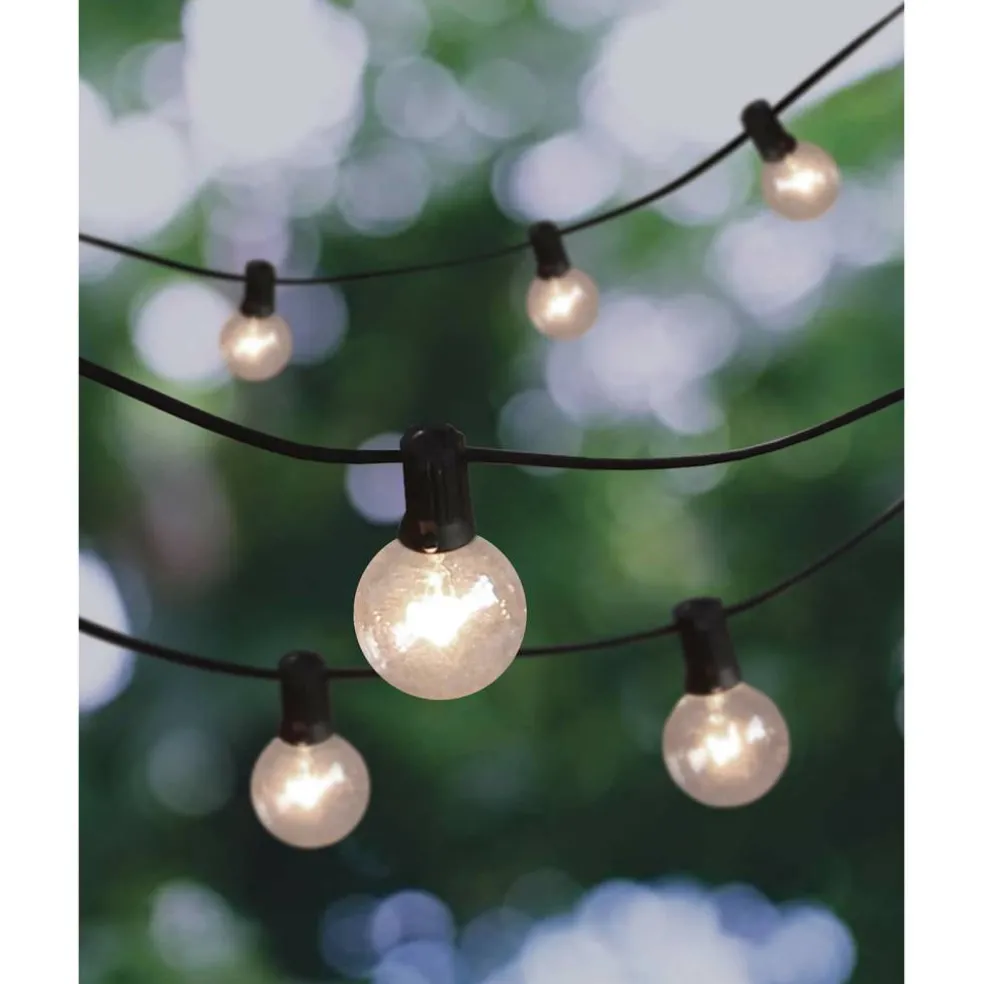 30ct. Clear Globe String Lights by Ashland®