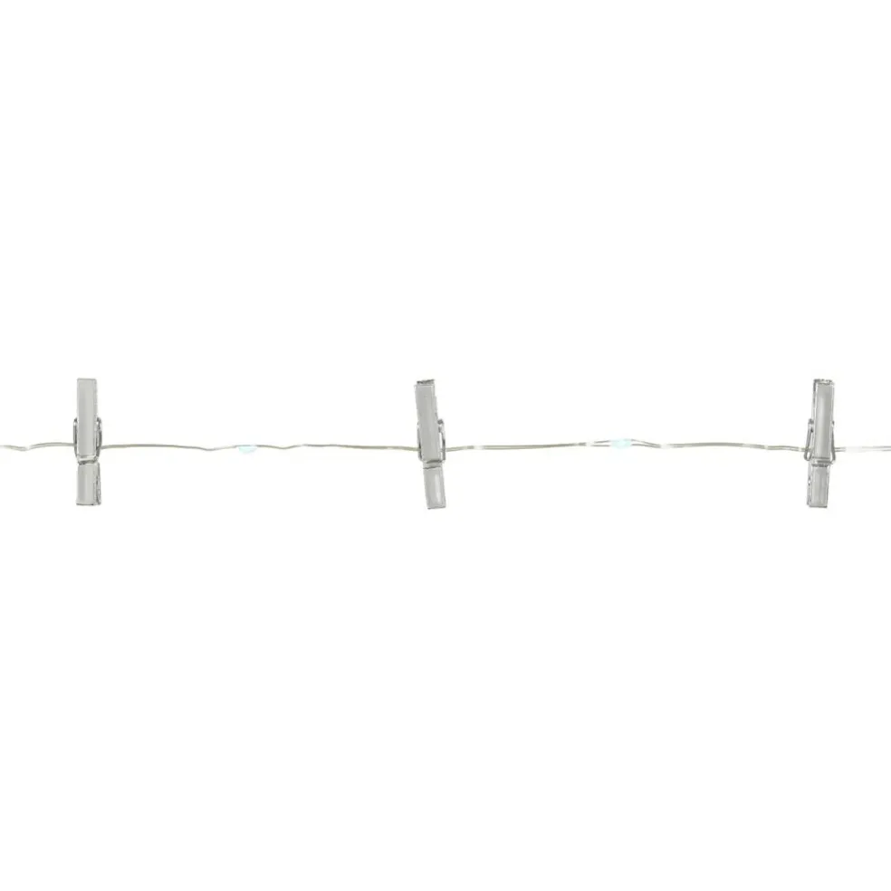 45ct. Cool White LED Silver Clip Lights by Ashland®