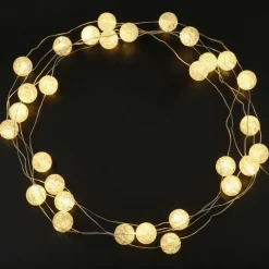 30ct. Crackle Ball LED String Lights by Ashland™