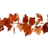 20ct. Dark Orange Leaves Garland String Lights by Ashland®