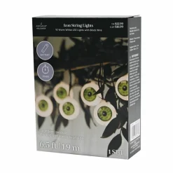10ct. Eyeball Icon LED String Lights by Ashland®