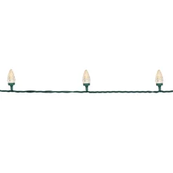 100ct. Faceted LED C9 Christmas String Lights