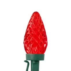 100ct. Faceted LED C9 Christmas String Lights