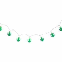 10ct. Green Cactus Patio String Light Set