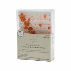 18ct. Leaf & Beads Icon LED String Lights by Ashland®