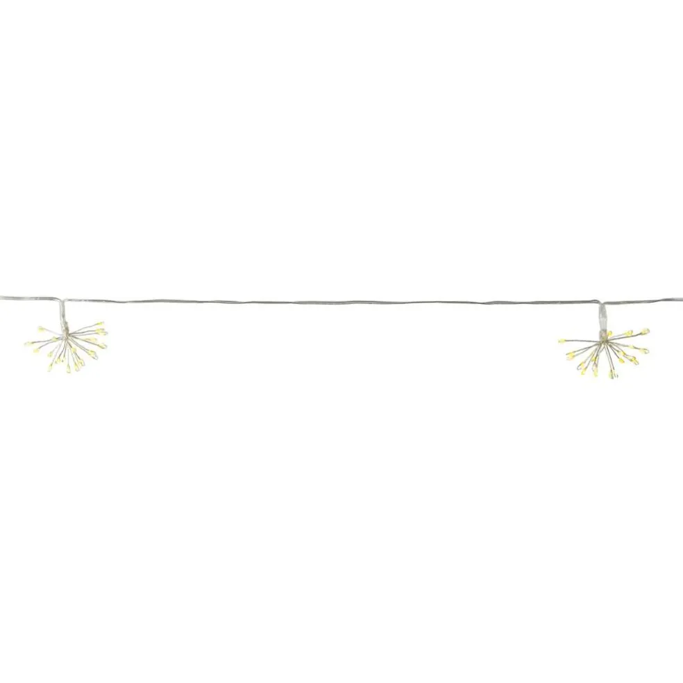 5ct. LED Silver Mini Starburst Cluster String Lights by Ashland®
