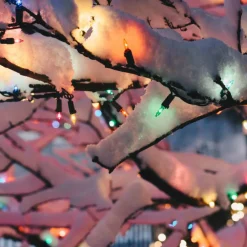100ct. Mini Christmas String Lights with Green Wire