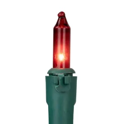 100ct. Mini Christmas String Lights with Green Wire