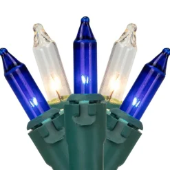 100ct. Mini Christmas String Lights with Green Wire