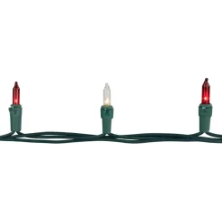 100ct. Mini Christmas String Lights with Green Wire