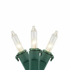 100ct. Mini Christmas String Lights with Green Wire
