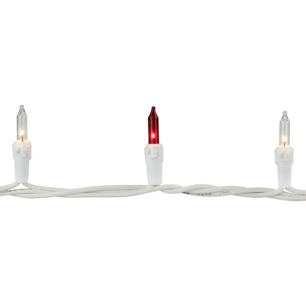 100ct. Mini Christmas String Lights with White Wire