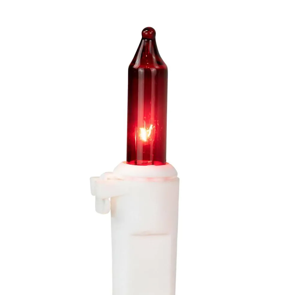 100ct. Mini Christmas String Lights with White Wire