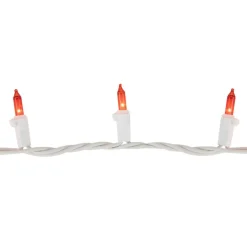 100ct. Mini Christmas String Lights with White Wire