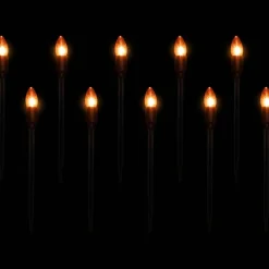 10ct. Orange C9 Bulb Halloween Pathway Markers