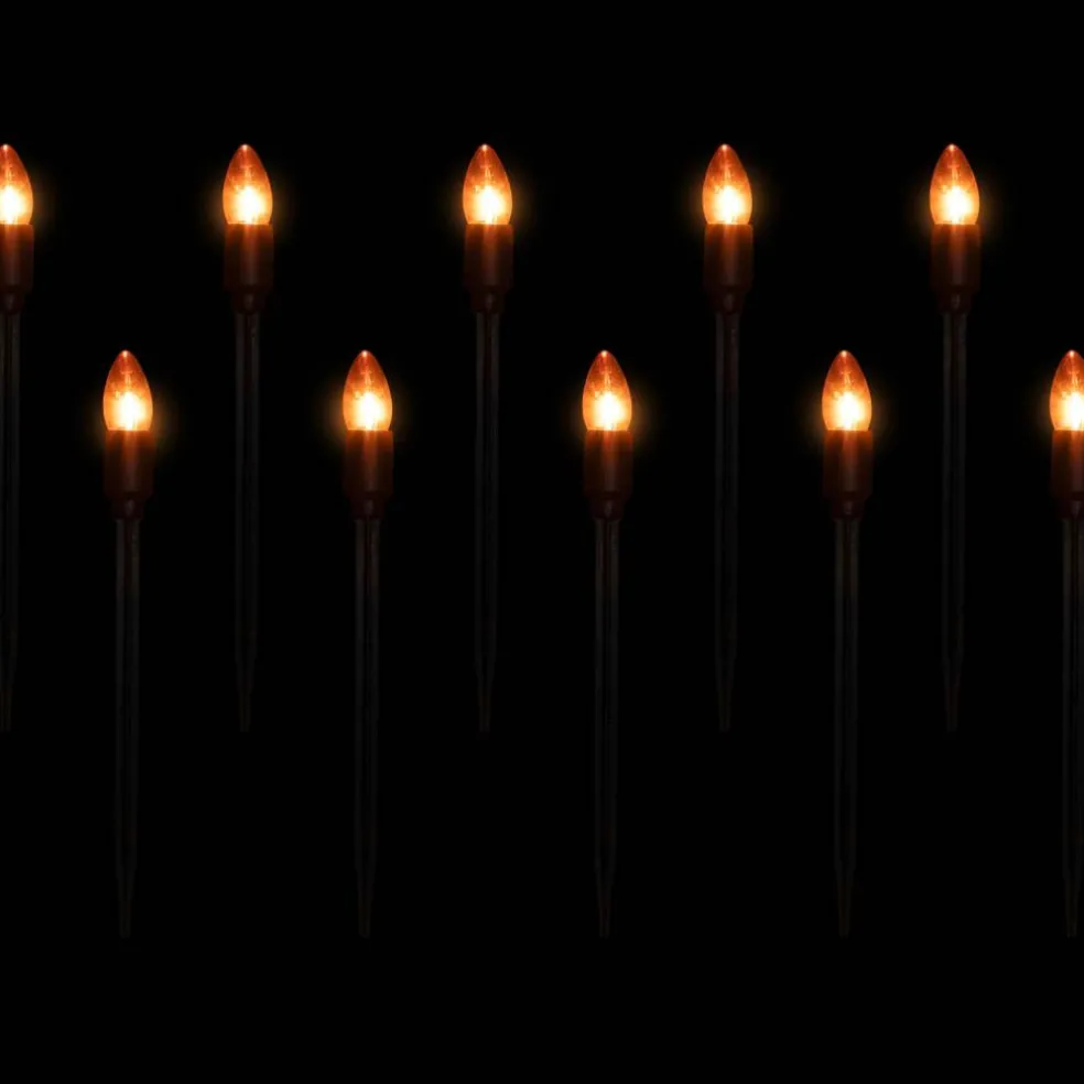 10ct. Orange C9 Bulb Halloween Pathway Markers